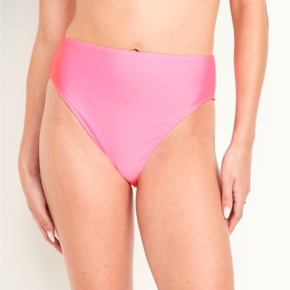 Old Navy Extra High Waisted French Cut Swim Bottom - Size M